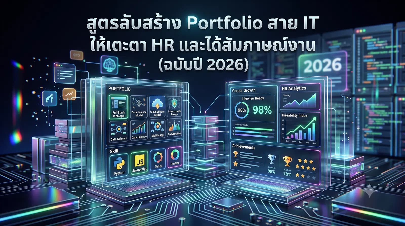 🚀 สูตรลับสร้าง Portfolio สาย IT ให้เตะตา HR และได้สัมภาษณ์งาน (ฉบับปี 2026)