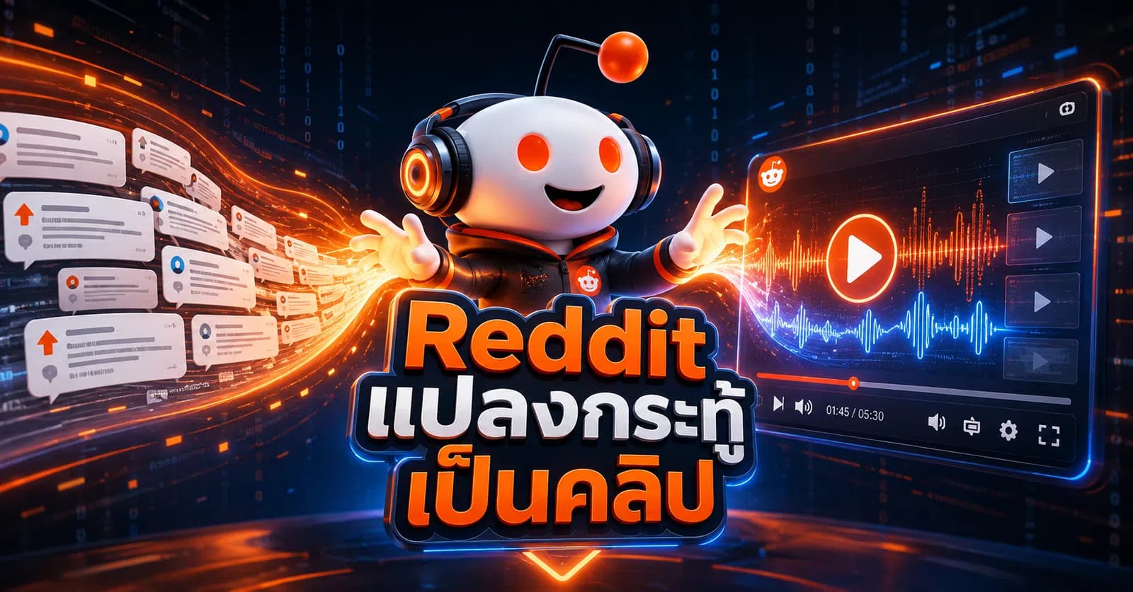 Reddit เอา AI มาอ่านโพสต์เป็นคลิปแล้ว — Content เดิมชิ้นเดียว อาจมีหลาย Format แบบอัตโนมัติ